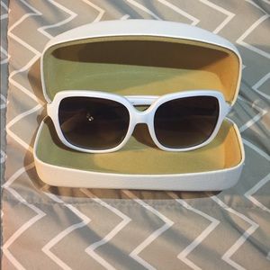 White MK Sunglasses w/ Case