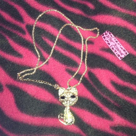Betsey Johnson Cat Necklace