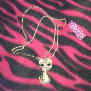 Betsey Johnson Cat Necklace