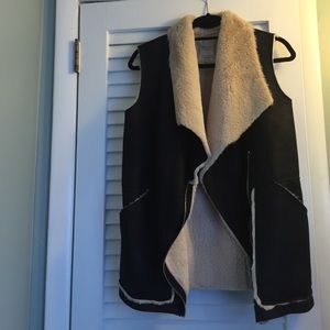 Zara Faux Fur Vest