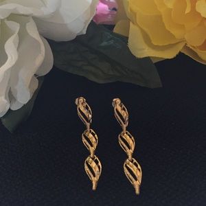 14K Gold Dangle Earrings