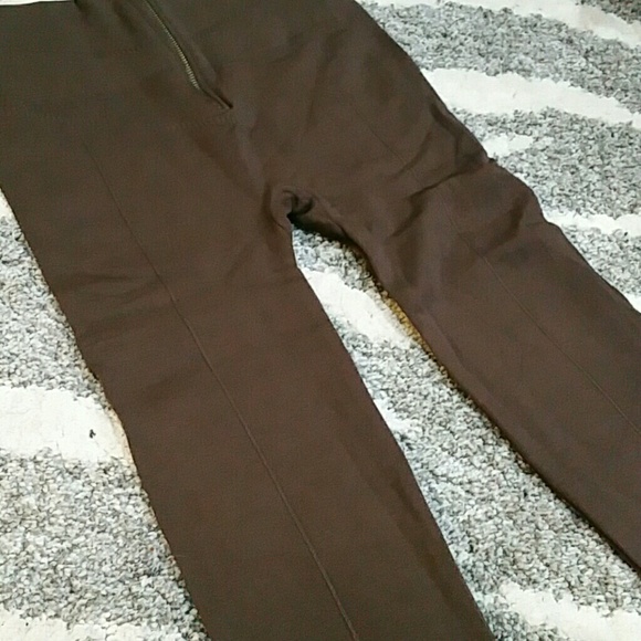 ๐Cocoa Brown fleeced lined leggings NWOT - Picture 4 of 4