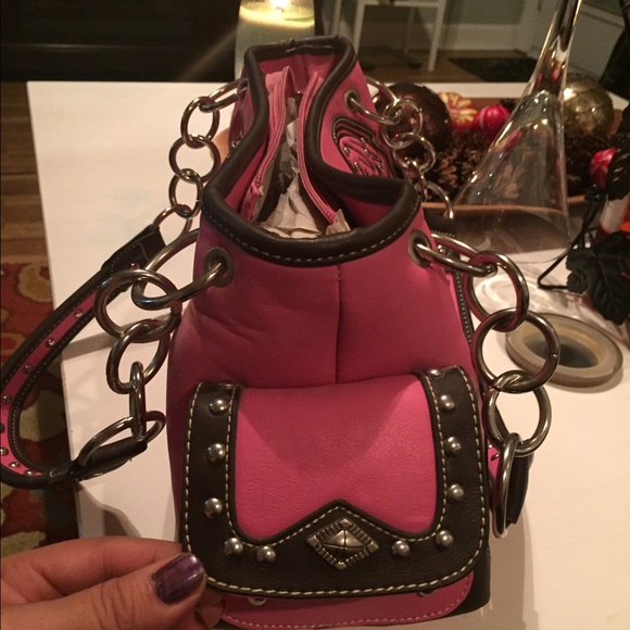 Leather studded purse. Super cute! Brand new ! - Picture 3 of 4