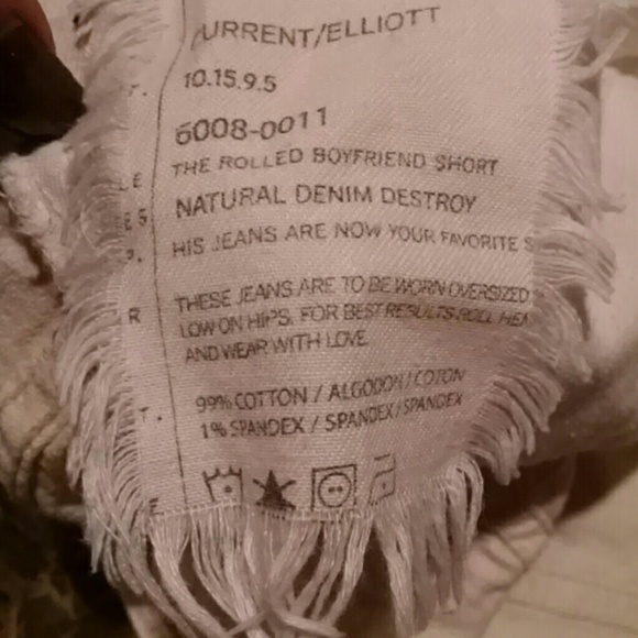 Current Elliott natural denim destroy boyfriend 24 - Picture 2 of 4