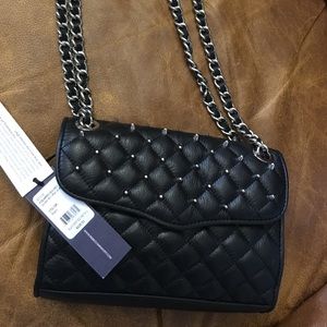 NWT Rebecca Minkoff Quilted Mini Affair with Studs