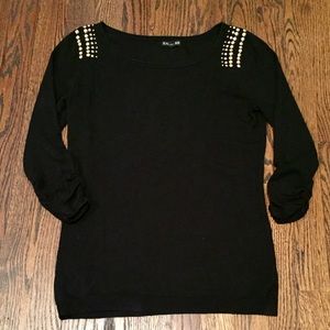 Express Studded Shoulder Sweater