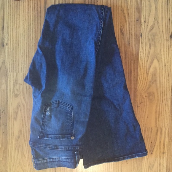 High waisted Blue jeans