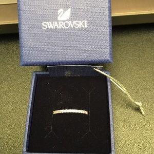 Swarovski ring pink size 8