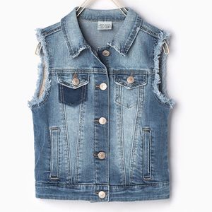 Zara Kids DENIM WAISTCOAT.  Never used.