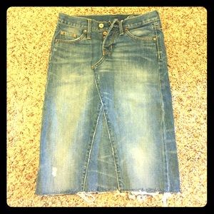 Gap jean skirt