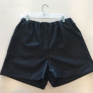 Designer Faith Connexion Dark Grey Wool Shorts