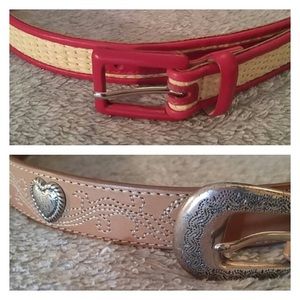 Fossil and Talbots Belts
