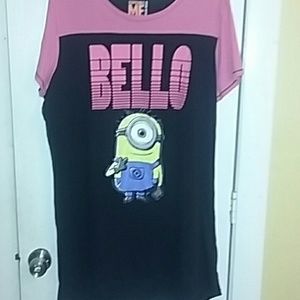 Minion nightshirt size 2x