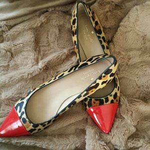 Beautiful Kate Spade Pony Hair Leopard Patent