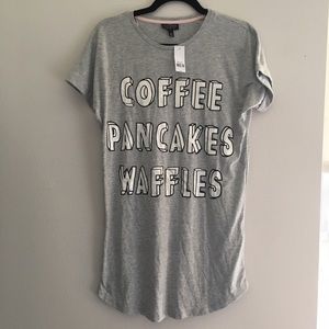Topshop Petite Coffee Sleep Tee