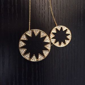 NWOT House of Harlow Double Starburst Necklace