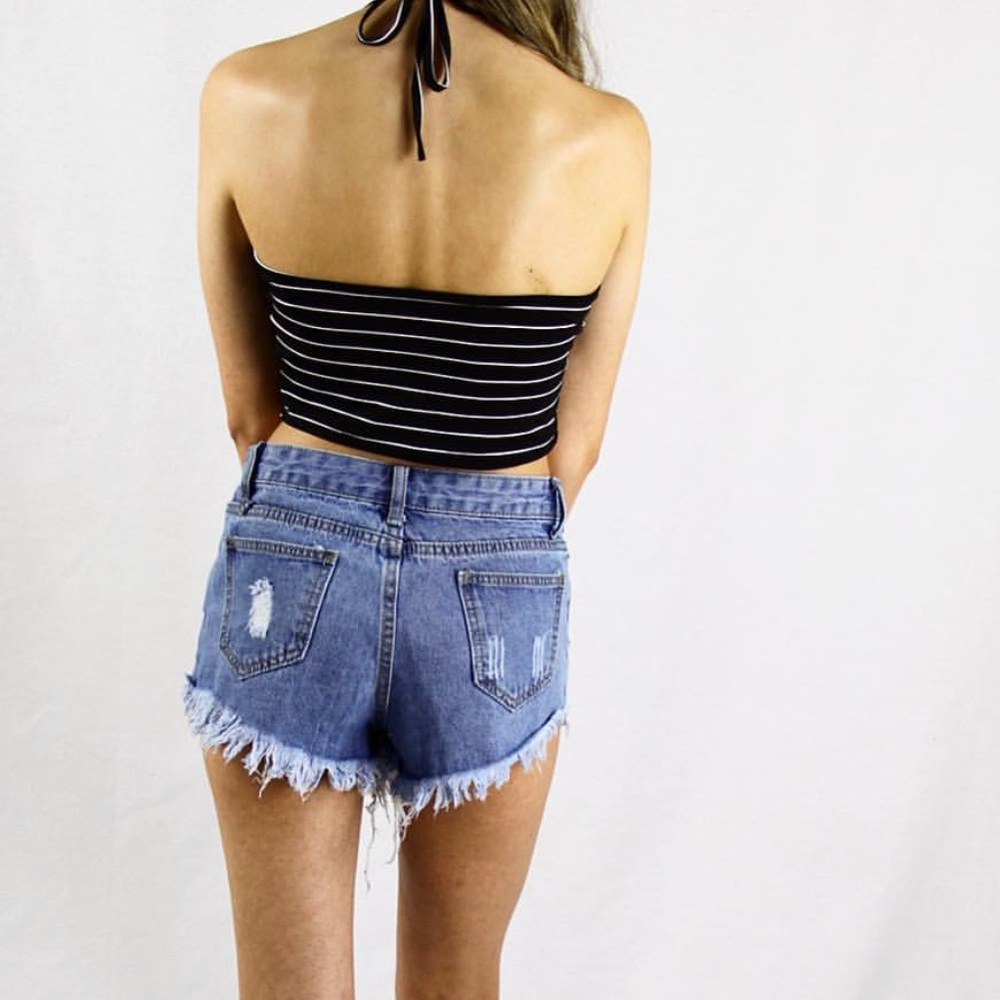 Striped Halter top.