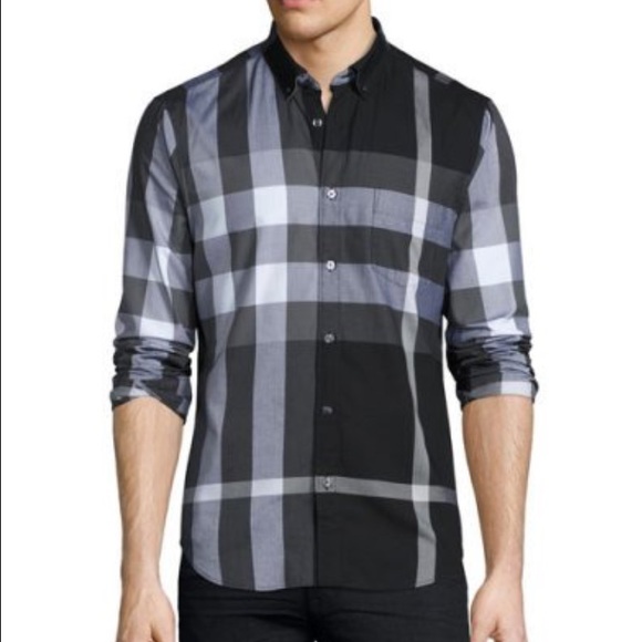 NWT BURBERRY MENs button-down shirt