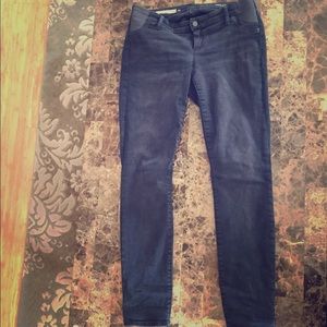 Gray Gap Skinny Maternity Jeans