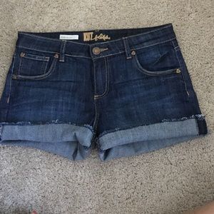 Denim shorts