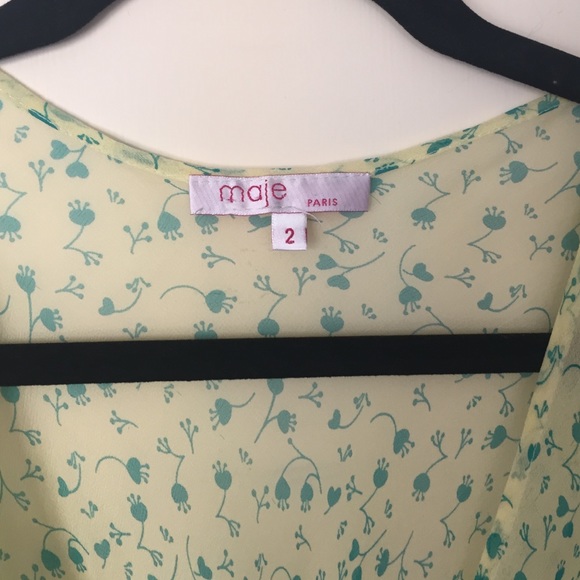 Vintage Maje sheer dress