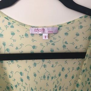 Vintage Maje sheer dress