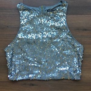 NWT Sequined Crop Top For sale