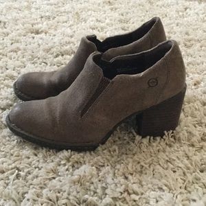 Born Booties Leather Size 8