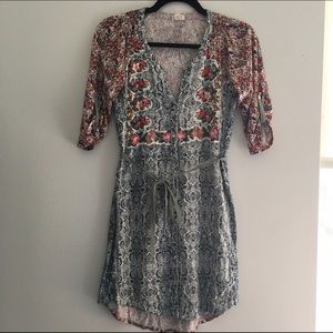Anthropologie Floral Dress, size XS