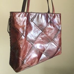 Rolf's Woven Leather Tote