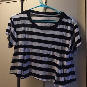 Free people stripped crop top