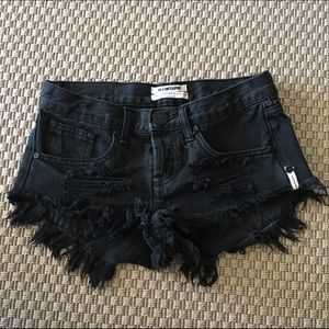 One Teaspoon Bonitas in Fox Black, size 22