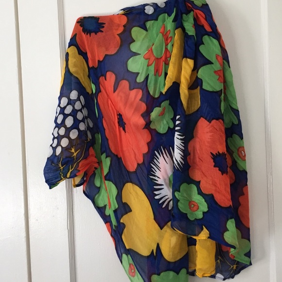 Marimekko for Target Floral Scarf /Wrap/Sarong
