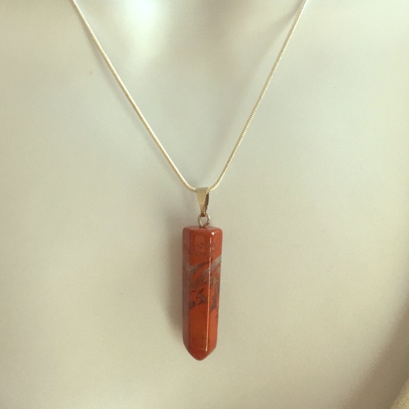 Natural stone necklace