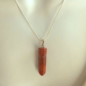 Natural stone necklace