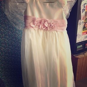 Little girls size 9 flower girl dress