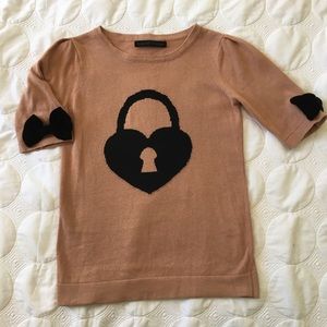 Modcloth Sugarhill Boutique knit shirt xs