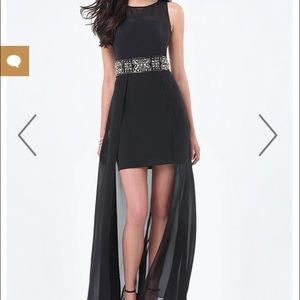 Bebe EMBELLISHED WAIST DRESS