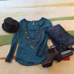 Free people top size small