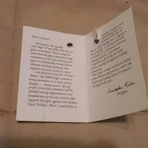 Authentic Vintage Christopher Radko - Picture 3 of 3