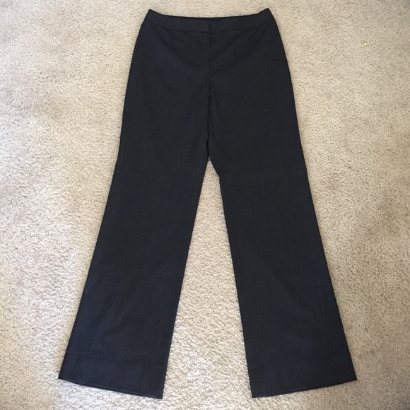 Dark grey wool barrow pant
