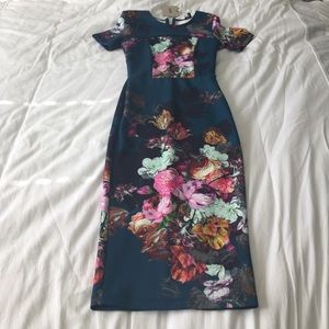 Asos floral pencil/wiggle dress