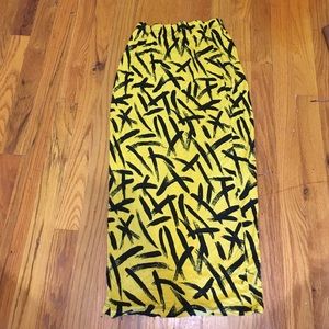 ASOS printed midi pencil skirt!