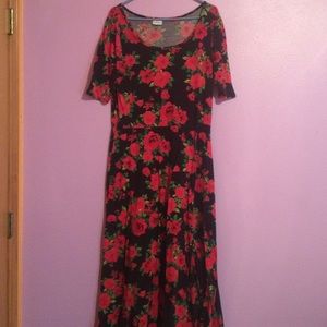 Lularoe maxi dress. Floral print
