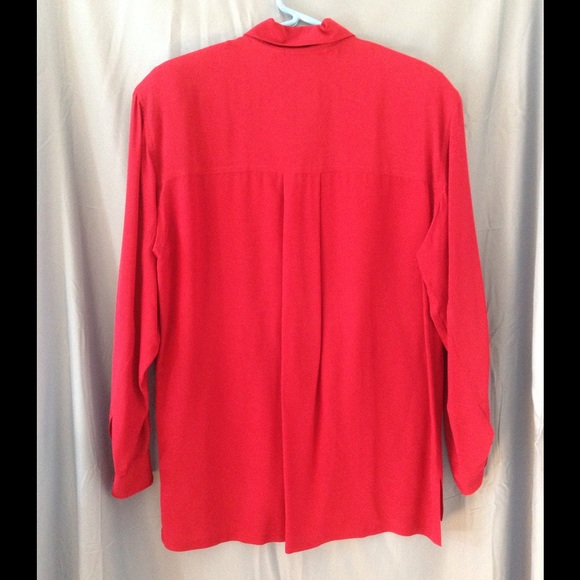 Vintage 1980s silk blouse - Picture 2 of 3