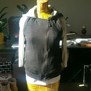 Splendid soft hooded jacket vest Size small