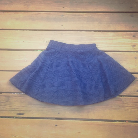 Blue flare skirt!
