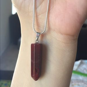 Natural stone necklace