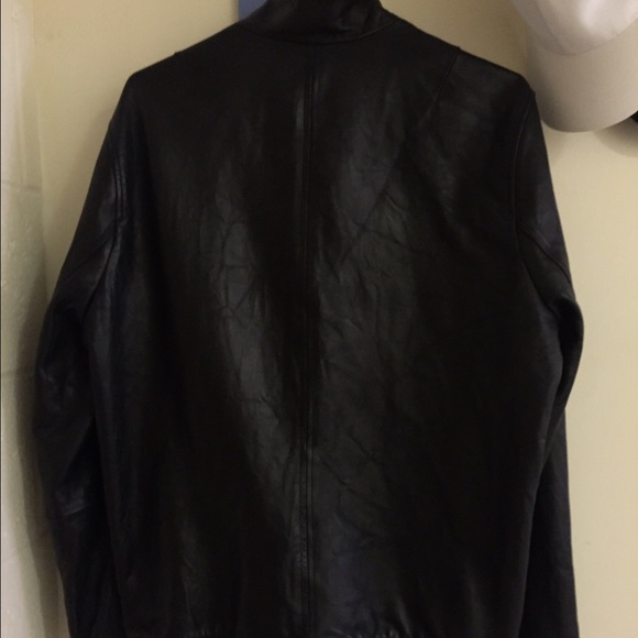 Vince Leather Jacket (Large) - Picture 3 of 4