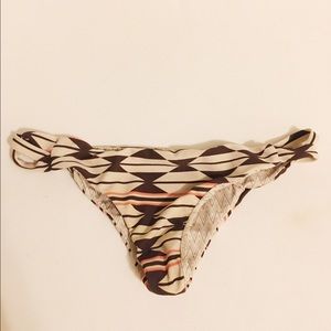 Acacia tribal print bikini bottom, size small